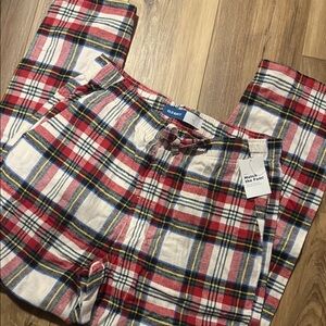 Old Navy Red and Blue Plaid Lounge Pants